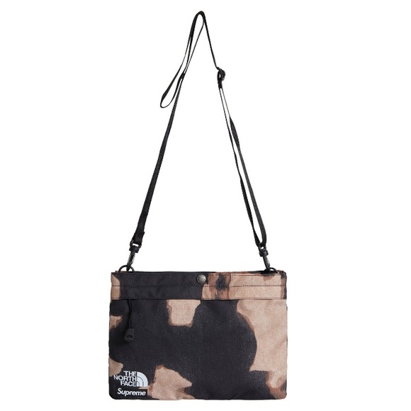 Supreme x The North Face black bleached Shoulder bag